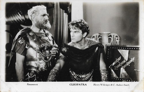 Henry Wilcoxon and C. Aubrey Smith in Cleopatra