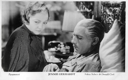 Sylvia Sidney and Donald Cook in Jennie Gerhardt (1933)