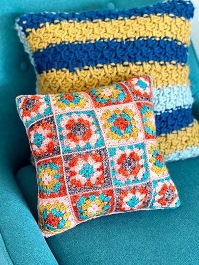 Gaga for Granny Square Pillows!