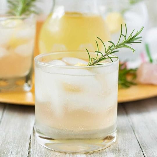 Shell Beach Rum Cocktail in a high ball glass.