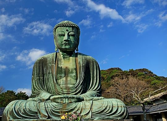 Bronze statue of Buddha at Kamakura, Japan