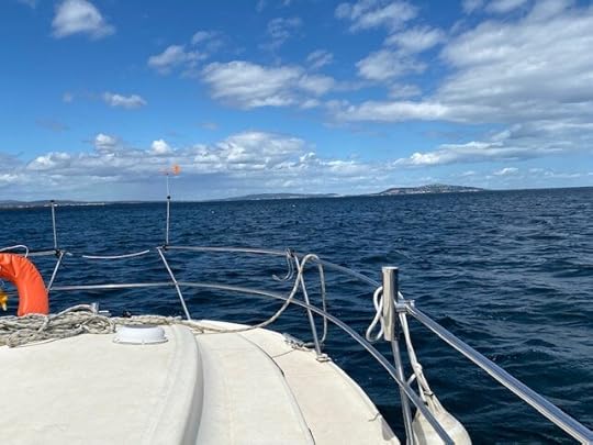 You can’t see them, but there were whitecaps