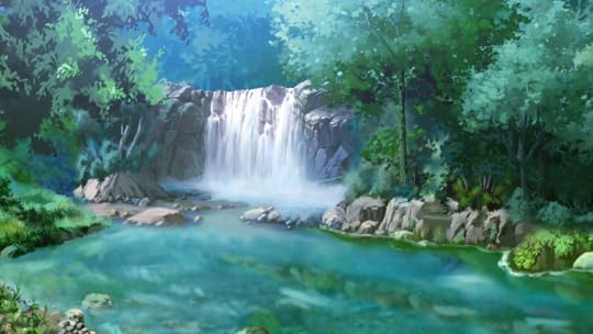 Pin de Lyric em Anime Scenery | Cachoeira, Anime, Cascata