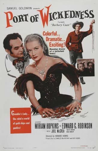 Amazon.com: The Barbary Coast (1935) 27 x 40 Movie Poster Style C: Furniture & Decor