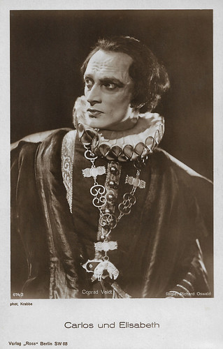 Conrad Veidt in Carlos und Elisabeth (1924)