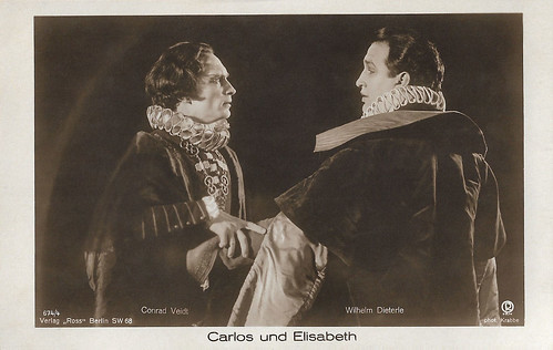 Conrad Veidt and Wilhelm Dieterle in Carlos und Elisabeth (1924)
