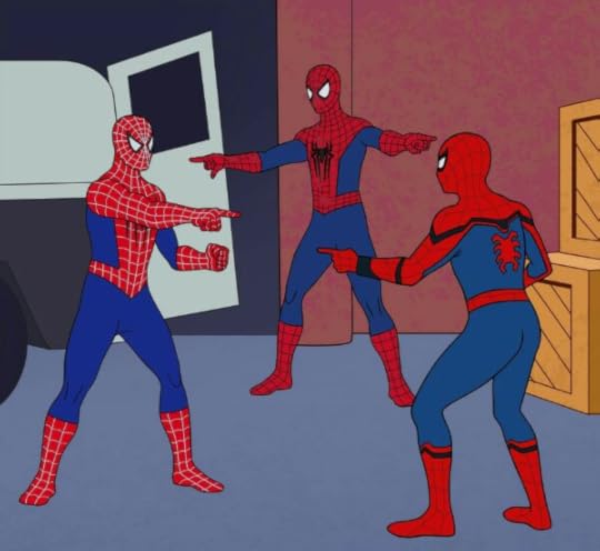 Spider Man Triple Blank Meme Template | Meme lucu, Meme, Lucu