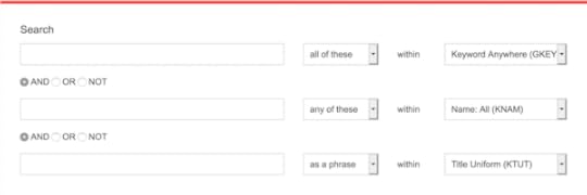 library of congress advanced search boxes
