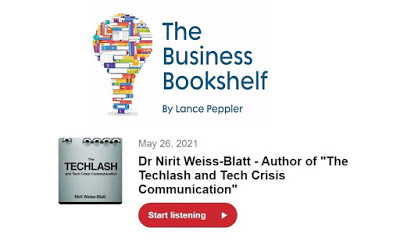 Business Bookshelf Podcast Dr. Nirit Weiss-Blatt The Techlash