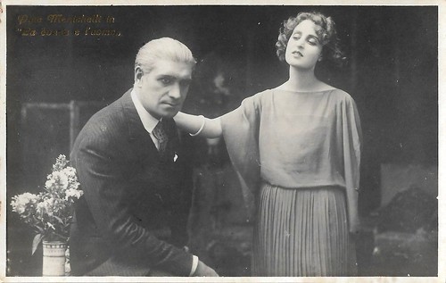 Pina Menichelli and Alfredo Bertone in La donna e l'uomo