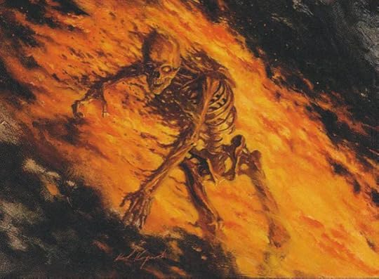 The enemy is left crispy and obedient - Skeletonize by Karl Kopinski
