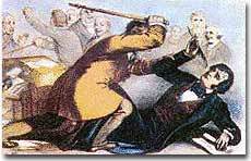 Brooks caning Sumner