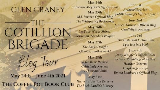 The Cotillion Brigade tour schedule banner