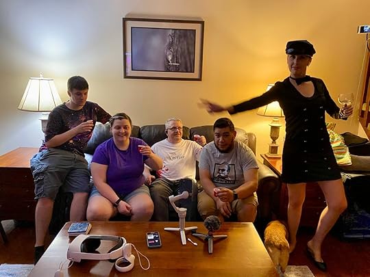 Virtual Party on Couch