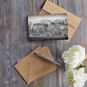 solstice treescape greetings card