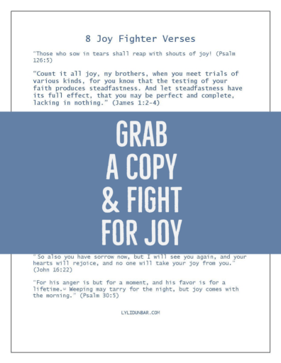 8 Joy Fighter Verses