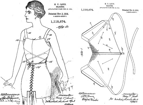 Caresse crosby brassiere patent