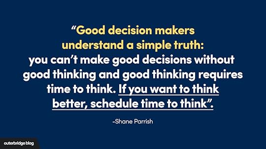 Shane Parrish Time to Think