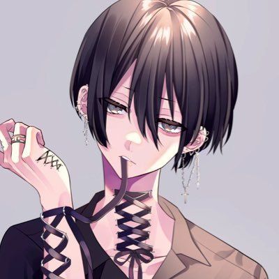 カシバ@ジョイネット on Twitter | Dark anime guys, Anime drawings boy, Cute anime character