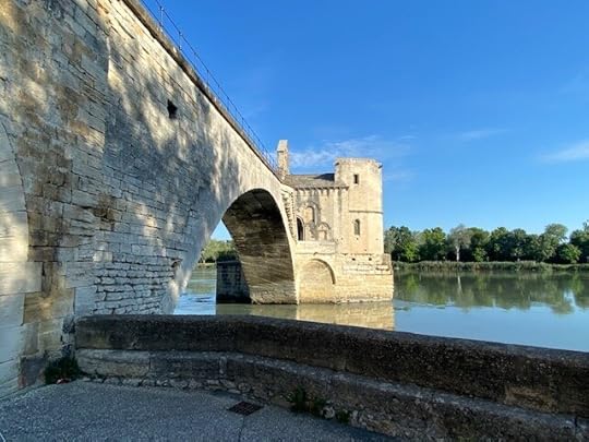 The bridge St Bénezet, the famous “sur le pont d’Avignon…”