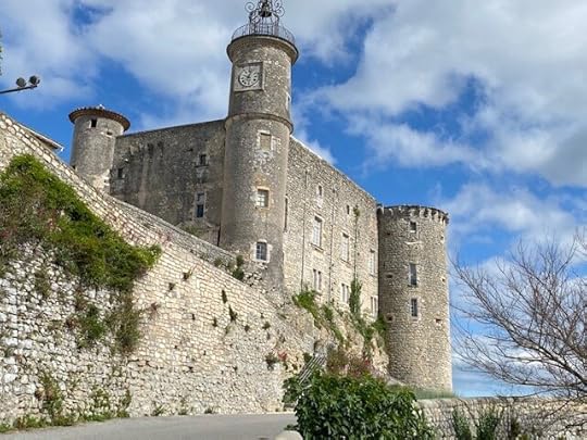 Chateau de Lussan, voted one of the “plus beaux villages de France”