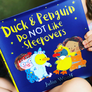 https://thebabybookwormblog.wordpress.com/2020/09/18/duck-penguin-do-not-like-sleepovers-julia-woolf/