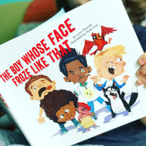 https://thebabybookwormblog.wordpress.com/2020/05/16/the-boy-whose-face-froze-like-that-lynn-plourde/