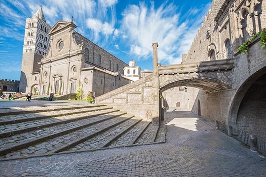 Viterbo,,Italy,-,A,Sunday,Sping,Morning,In,The,Medieval, Tuscia town