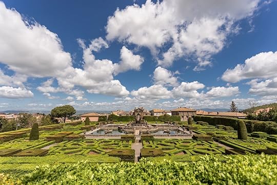 Bagnaia,,Viterbo,,Italy,,May,2019:,The,Fountain,Of,Four,Moors, Tuscia town