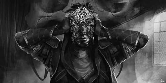 Carlos Diaz's story art for The Face of the King by Adrian Tchaikovsky