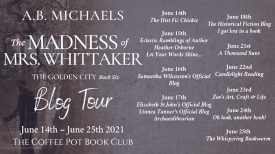 The Madness of Mrs. Whittaker Tour Schedule Banner
