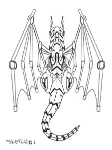 Discarded Dragons Steampunk dragon