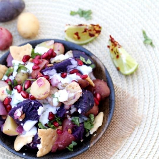 Red and White and Blue Potato Salad