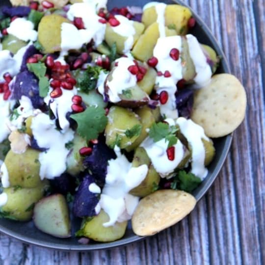 Red, White, and Blue Potato Salad