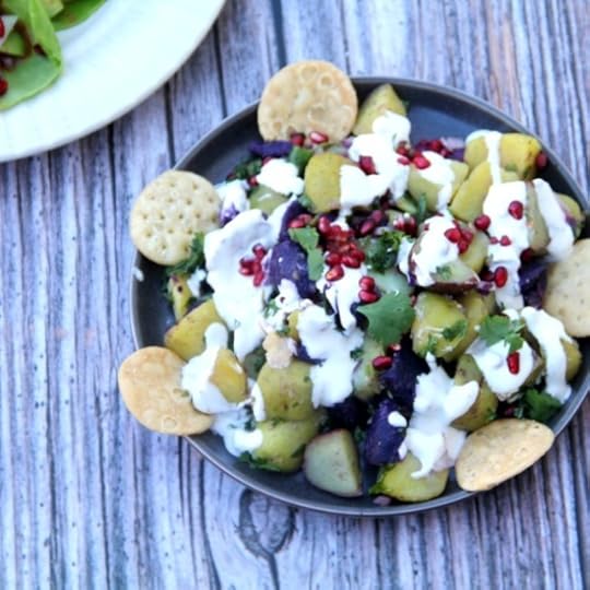 Red, White, and Blue Potato Salad 