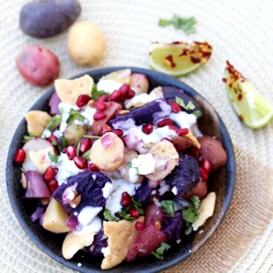 Red White and Blue Potato Salad
