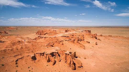 Trade routes across the Gobi Desert may have spread the myth of fantastic creatures fuelled by the discovery of dinosaur fossils (Credit: R M Nunes/Getty Images)