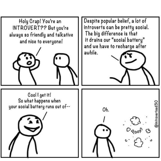 cartoon comic on introverts