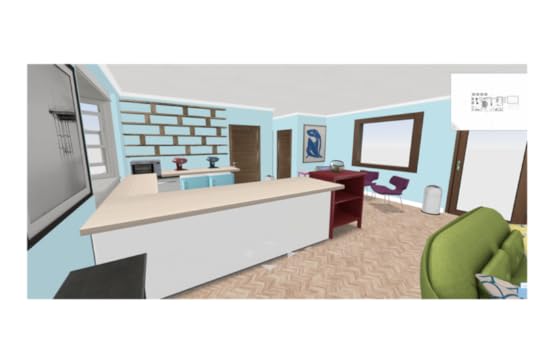 Pier Three counter - customer side