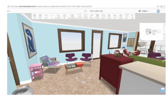 Pier 3 - side view from behind the barista counter