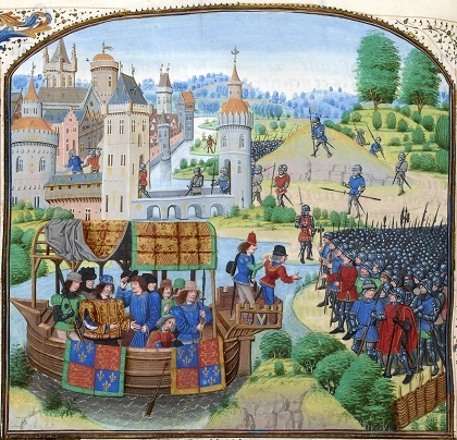 Scene from Jean Froissart's Chronicles