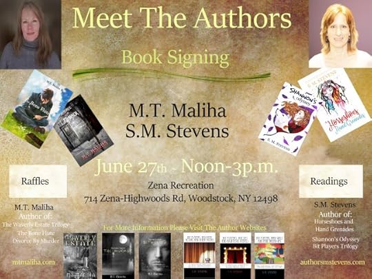flyer for meet the authors event