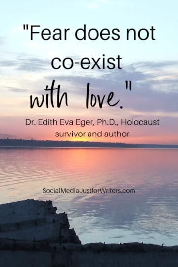 Fear does not co-exist with love.