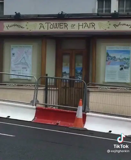 Disenchanted set storefront for A Tower of Hair