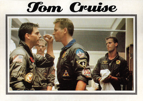 Tom Cruise, Val Kilmer, Rick Rossovich and Anthony Edwards in Top Gun (1986)