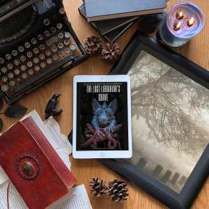 Picture of book cover for The Lost Librarian's Grave, featuring a gargoyle