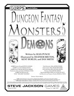 GURPS Dungeon Fantasy Monsters 5: Demons