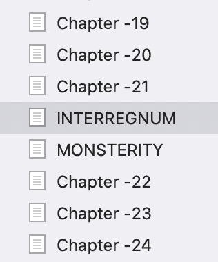 Tired of renumbering chapters