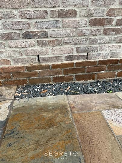 Concrete to look like brick