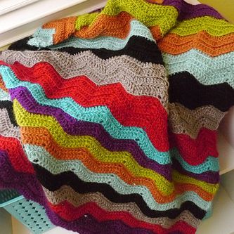 Vickie Howell Chevy Baby Blanket